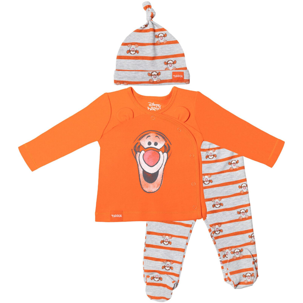 Disney Winnie The Pooh Tigger Infant Baby Boys Jacket Pants and Hat 3