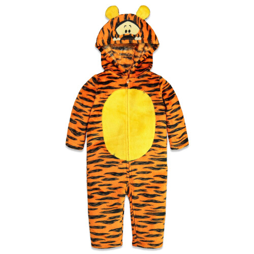 Disney Costume Fleece per Bambini Tigger con Cappuccio e Coda 4T 1