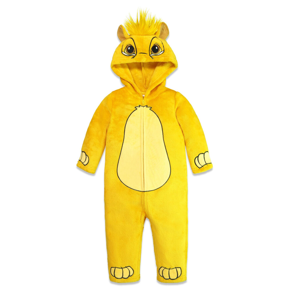 Lion King Simba Toddler Boys Zip Up Cosplay Coverall 5T