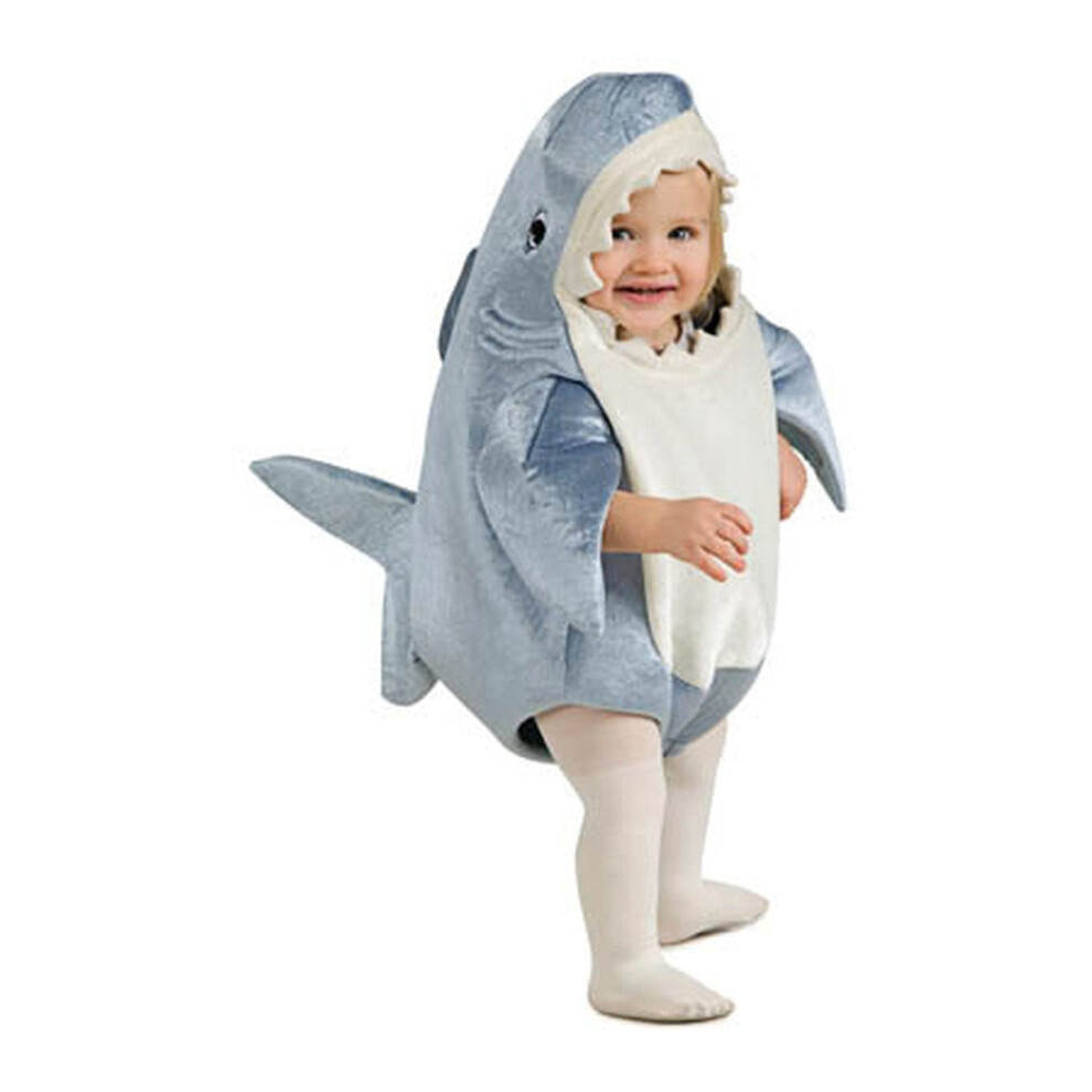 Rubie's Deluxe Shark Romper Costume  As Shown  0-6 Months