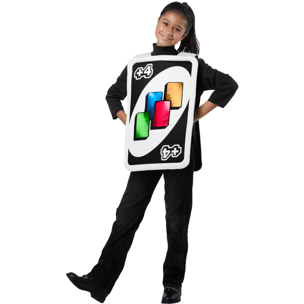 Rubie's Child's Mattel Games Uno Draw Four Card Costume  As Shown  One