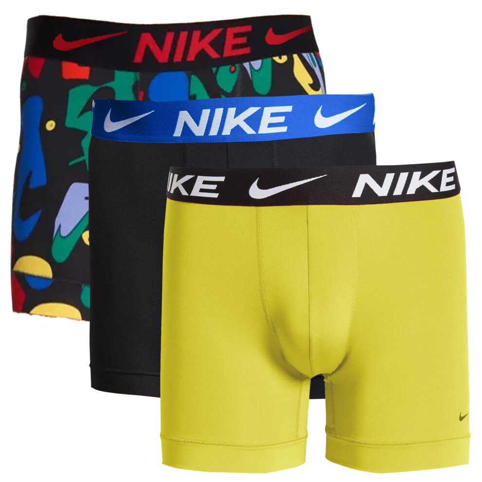 Nike Big Boys Essential Dri-Fit Boxer Briefs 3 Pack (US  Alpha  Large