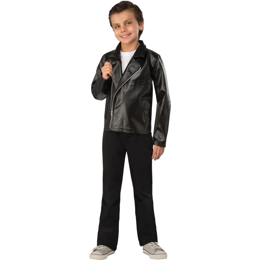 Rubie's Boy's Grease Jacket Costume  Medium  Black  T-Birds