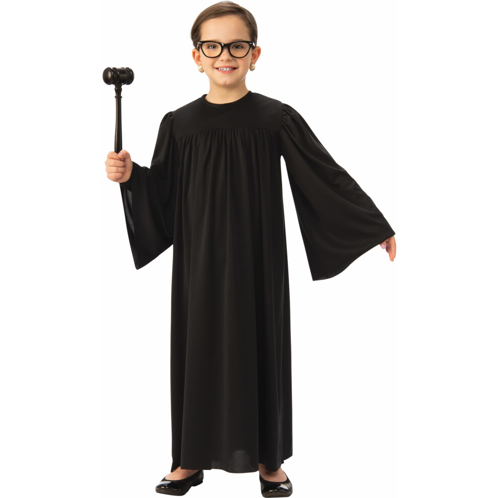 Rubie's Child's Costume Judge Robe  Black  Large