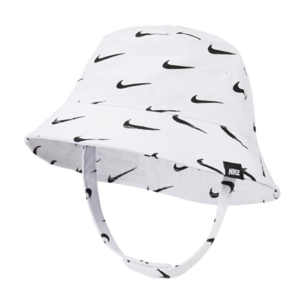 Nike Little Kids Dry Bucket Hat (White(7A2973-001)/Swoosh  2-4T)