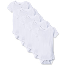 Gerber Baby 5-Pack Onesies Bodysuits, Vit, 4T