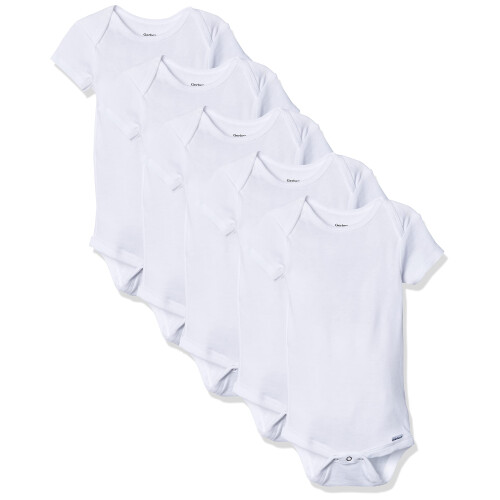 Gerber Gerber Baby 5-Pack Onesies Bodysuits, Vit, 4T