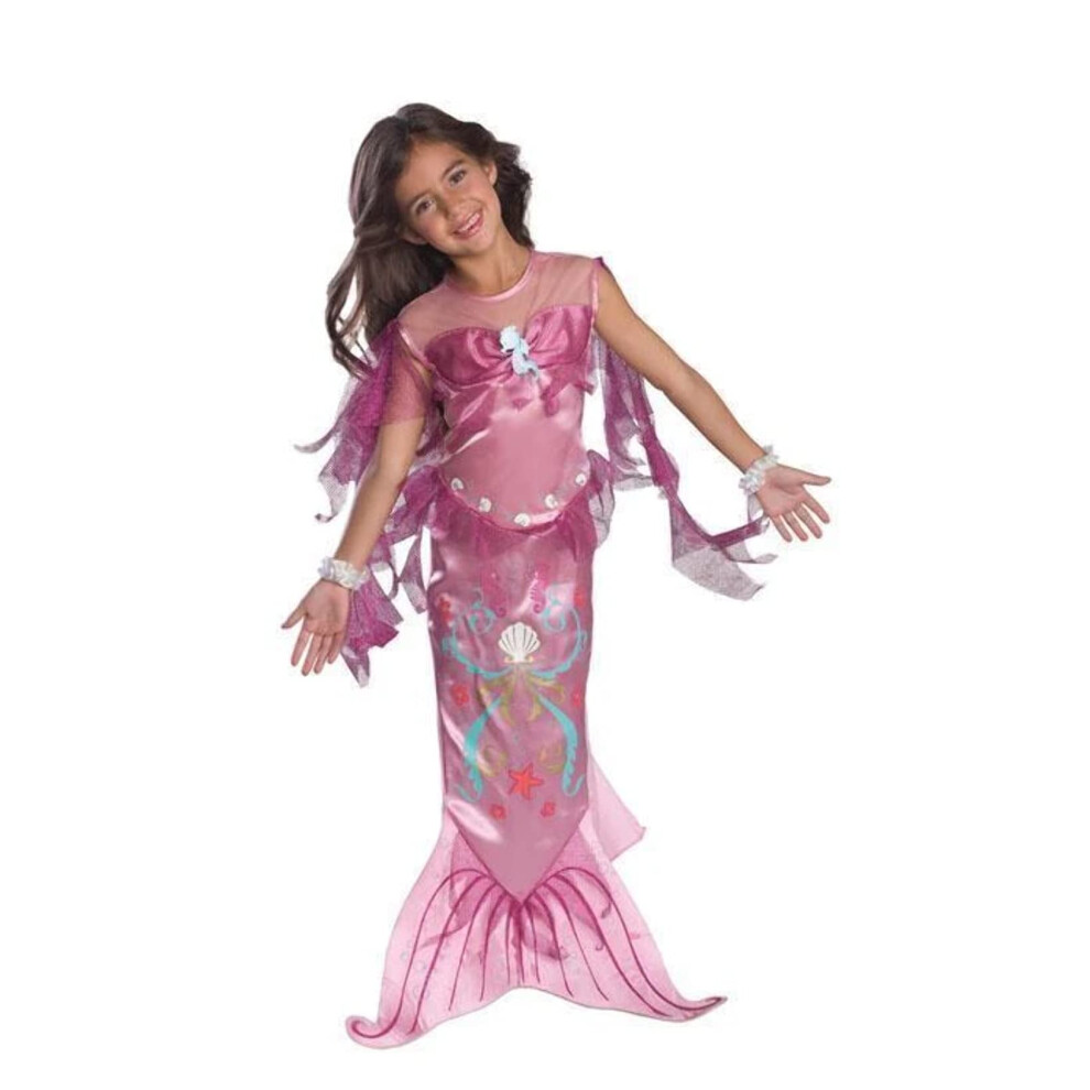 Rubie's Child's Let's Pretend Pink Mermaid Costume  Small