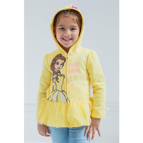 Disney Disney Princess Belle Μπουφάν με Φερμουάρ για Κορίτσια 7-8 1