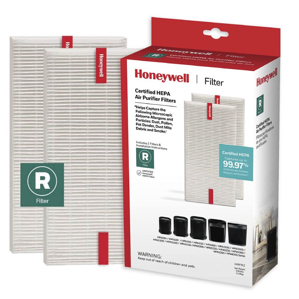 Honeywell HEPA Air Purifier Filter R  2-Pack for HPA 100/200/300 and 5