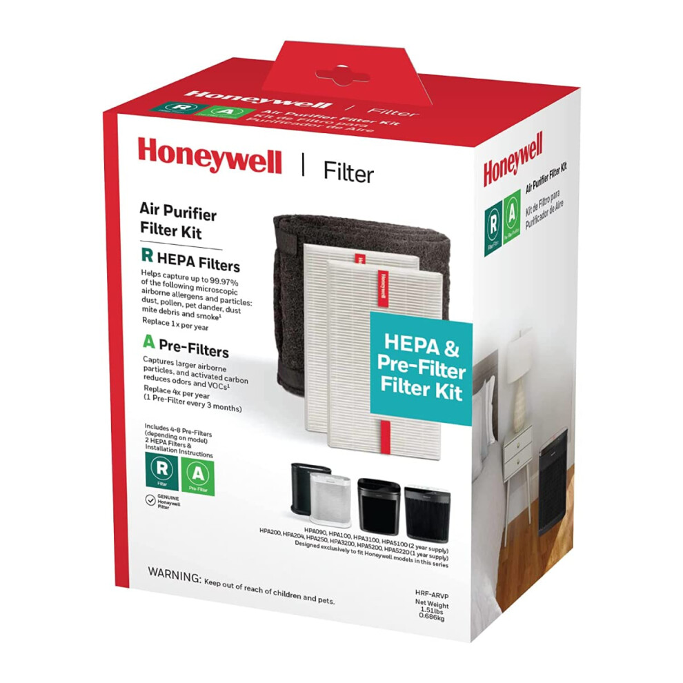 Honeywell HEPA Air Purifier Filter Value Kit - Includes 2 R HEPA Filte