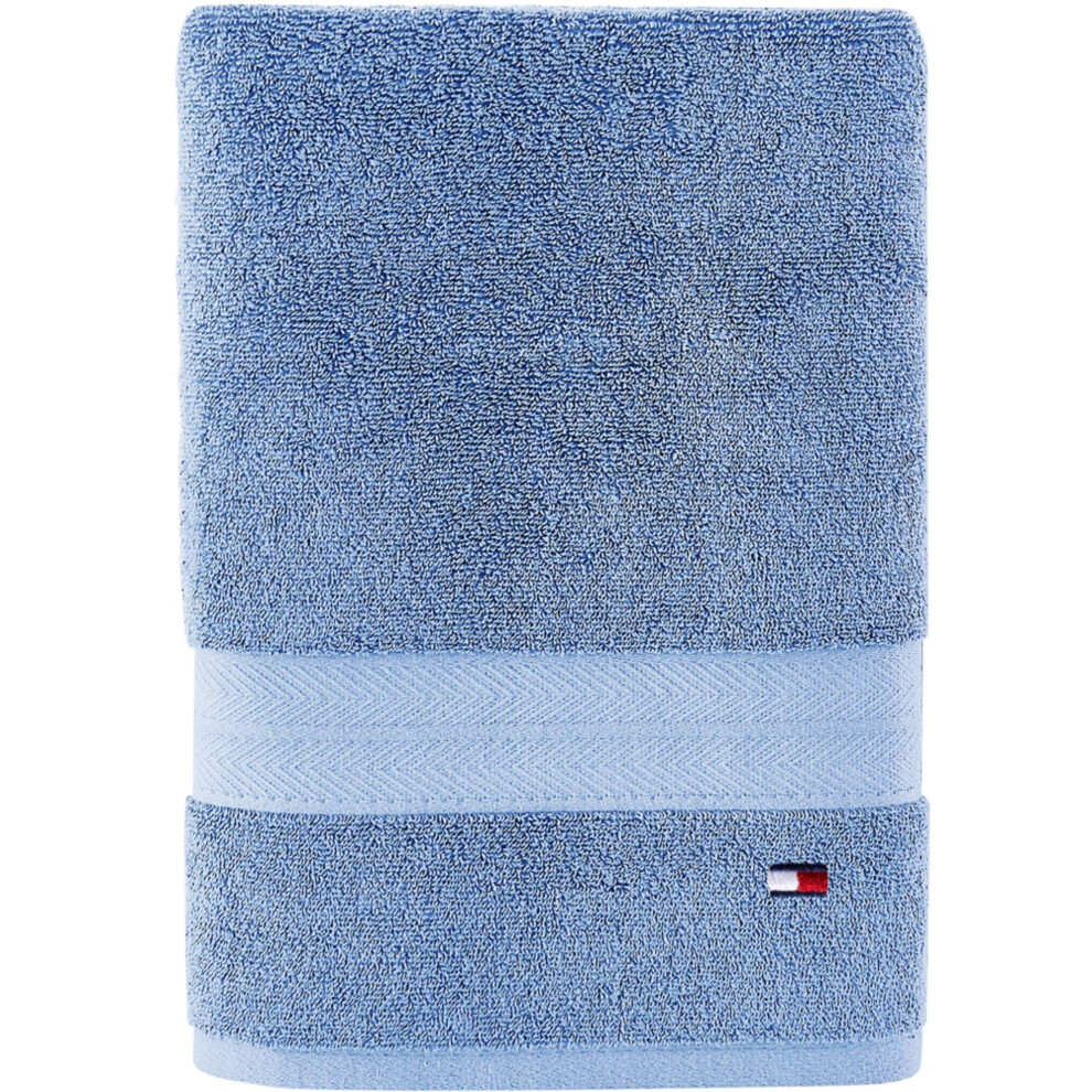 Tommy Hilfiger Modern American Solid Bath Towel  30 X 54 Inches  100%