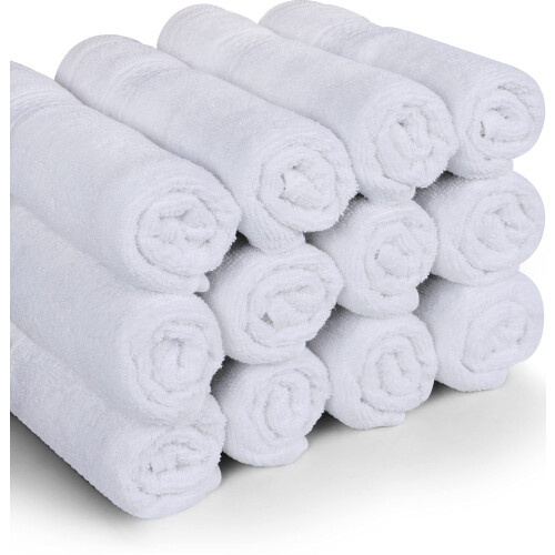 Toalhas utopia [12 Pack Premium Wash Panos Conjunto (12 x 12 polegadas) Anel de algod   o 100% girado altamente absorvente e macio panos essenciais 1
