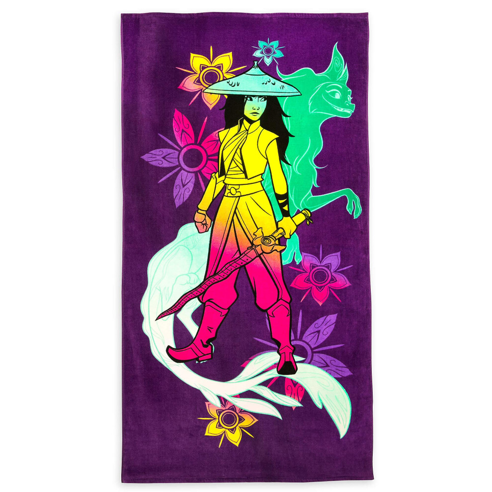 Disney Raya and The Last Dragon Beach Towel