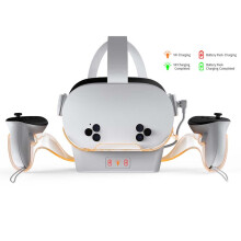 VR Docking Charger with Light Charging Dock for Meta Quest 3S Quest2 Quest3 Universal Docking Charger TY-3867