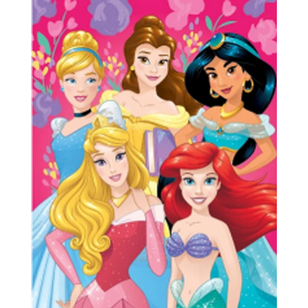 Disney Princess Ariel Mermaid Rapunzel Throw Silk Touch Blanket 40"" x