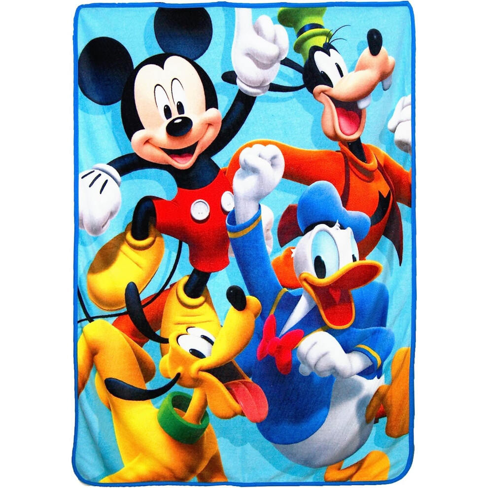 Disney's Mickey' Mouse Clubhouse  ""4 Ever"" Super Plush Throw Blanket