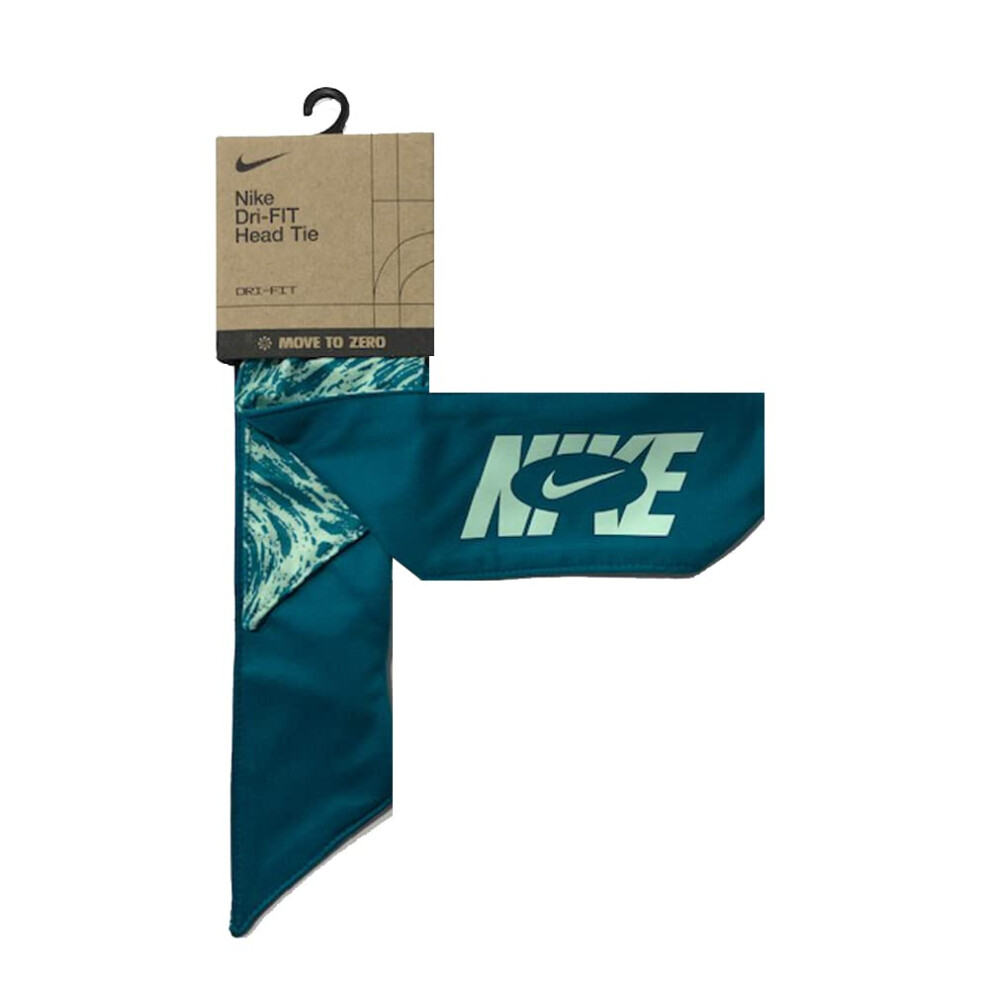 Nike Dri-Fit Reversible Head Tie - Unisex  Turquoise/Swoosh