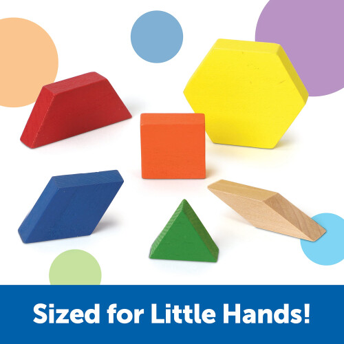 Learning Resources Ξύλινα Μοτίβα Μαθηματικών Learning Resources, Σετ 250, Ηλικίες 3+ 2