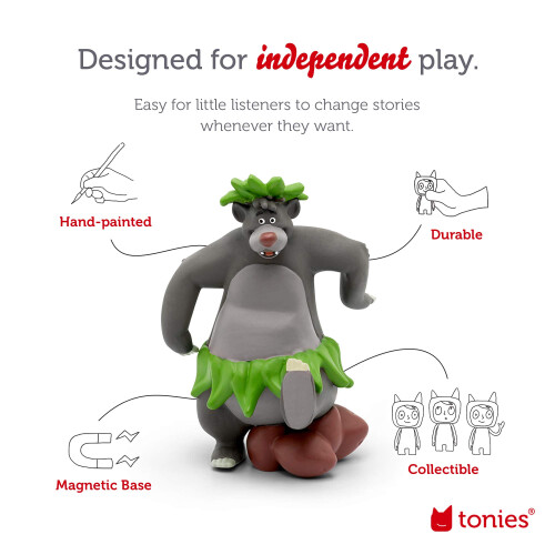 Toni & Guy Tonies Baloo Ηχητικός Χαρακτήρας από την Disney, Η Ζούγκλα 1