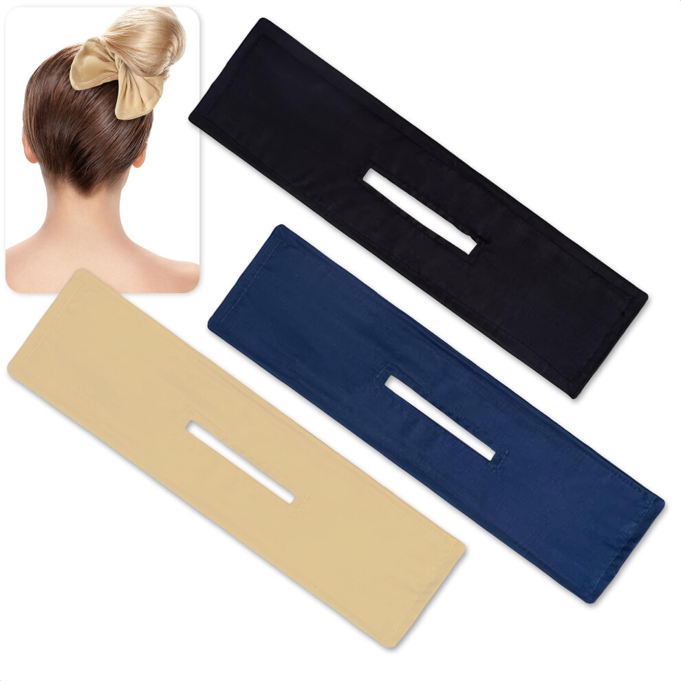 3Pcs Deft Bun Maker for Hair - Donut Hair Bun Hair Pieces for Women Ha