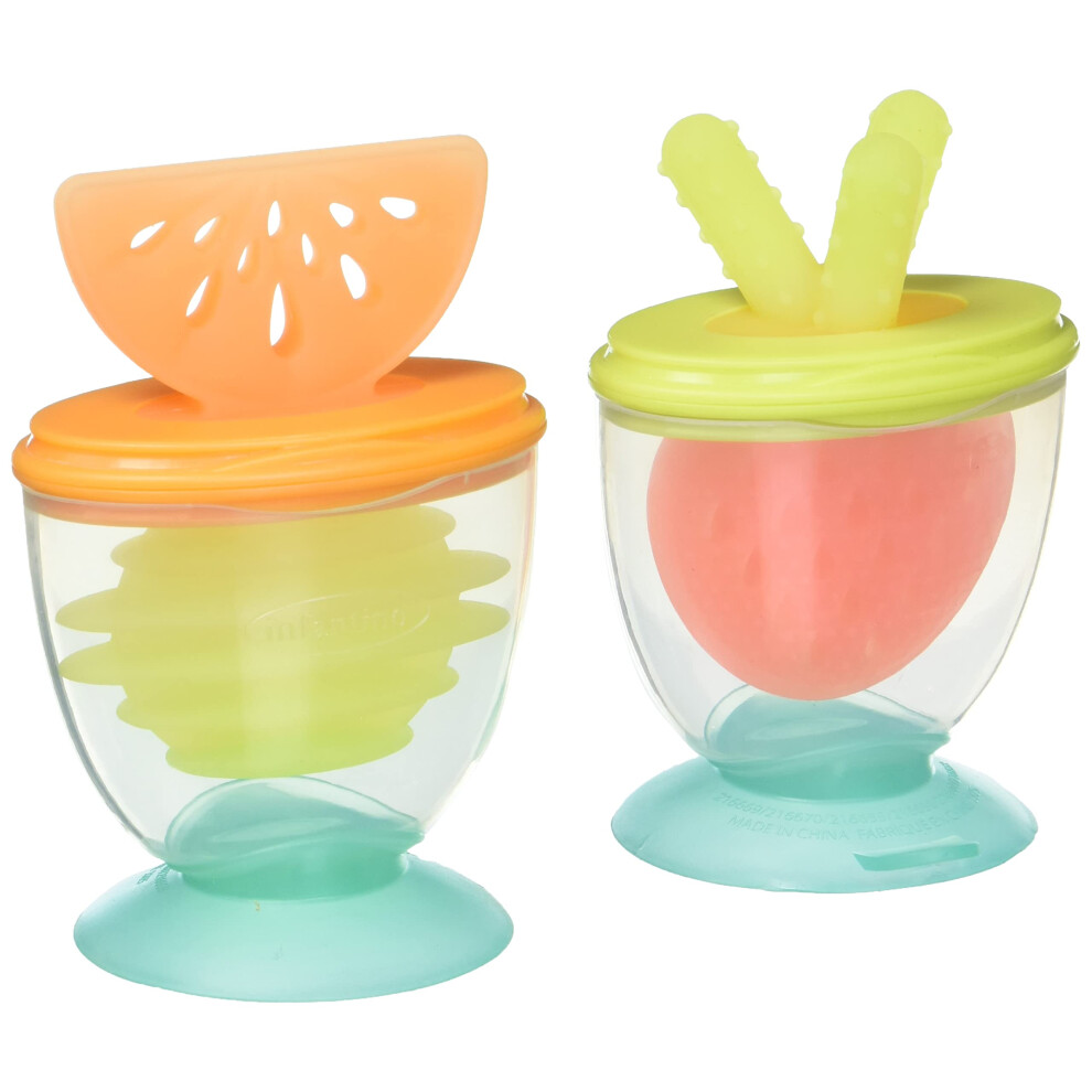 Infantino 3-in-1 Teethe  Taste & Take-Along Teethers - Combo Strawberr