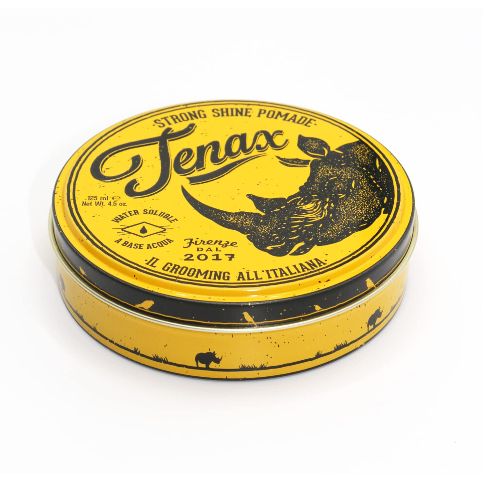 Tenax Water Soluble Pomade Strong Hold With Clean Shine 4.5 Oz