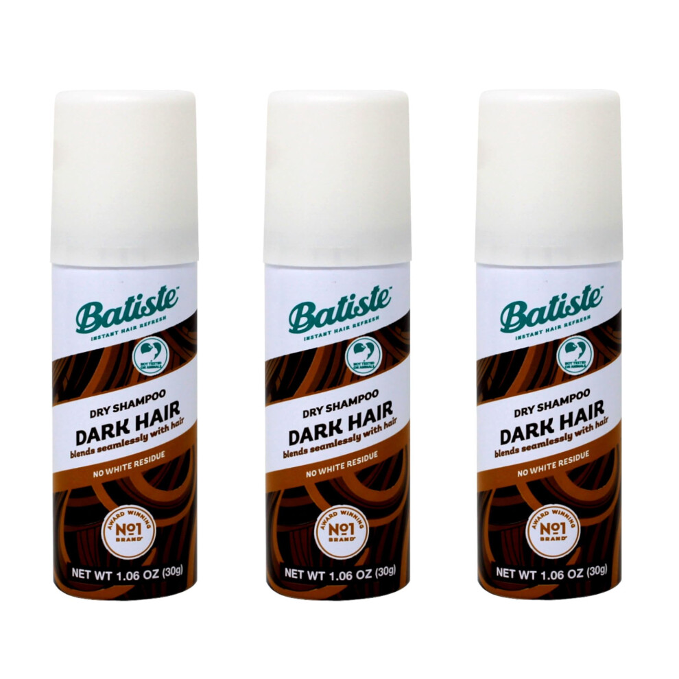 Batiste Dry Shampoo  Dark  Mini 1.6 fl. oz. (Pack of 3)