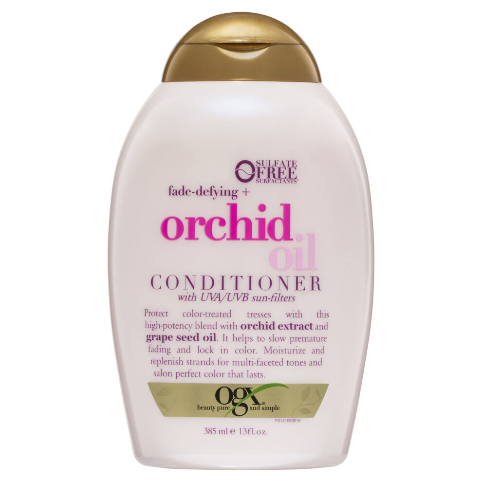 OGX Fade-Defying Orchid Oil Conditioner with UVA/UVB Sun Filters  13 O