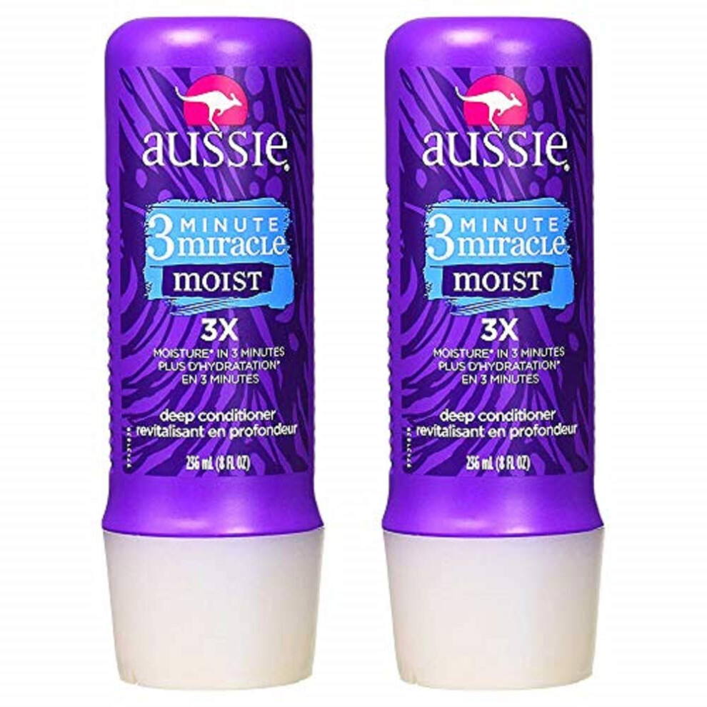 Aussie Moist 3 Minute Miracle Deeeeep Conditioner - 2 Count (8.0 fl oz