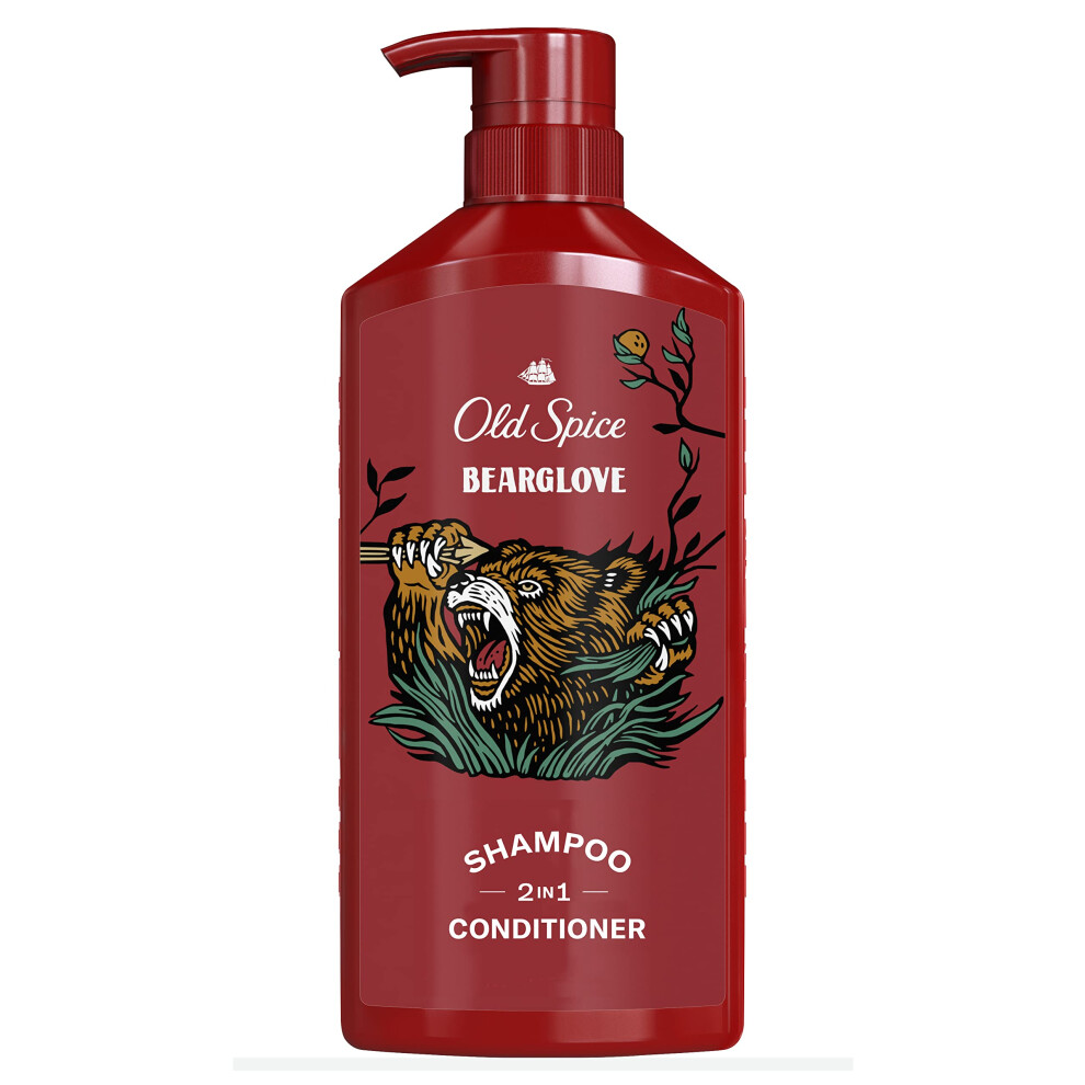 Old Spice Bearglove 2in1 Shampoo & Conditioner for Men  22 Fl Oz  5.89