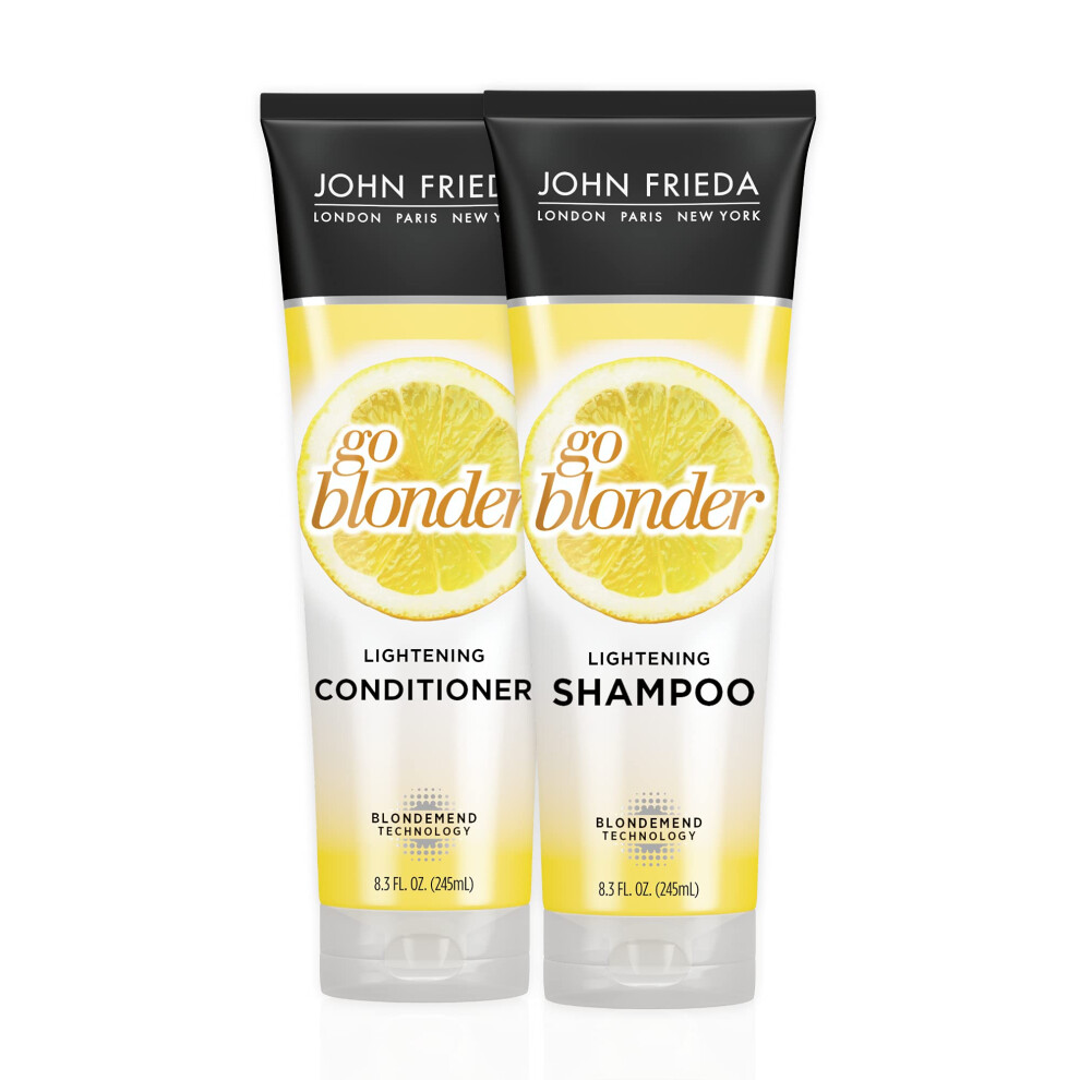 John Frieda Sheer Blonde Go Blonder Shampoo and Conditioner Set  8.3 O