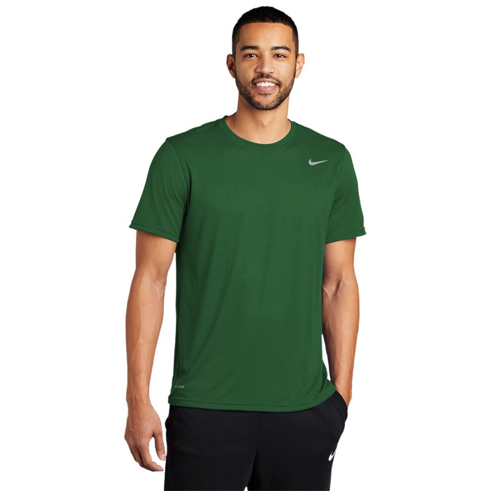 Nike Men's Legend Short Sleeve Tee  Dark Green  L