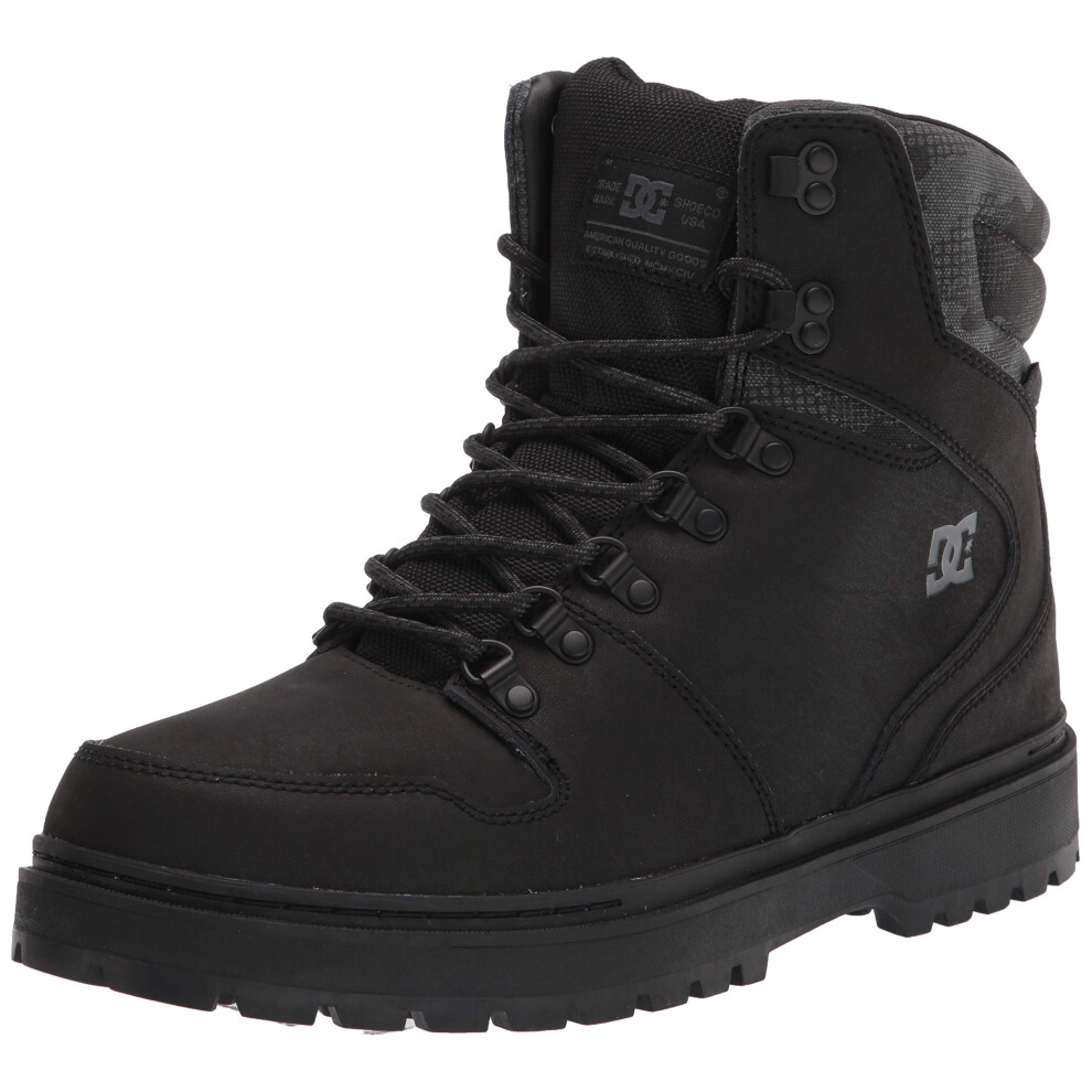 DC mens Cold Weather Casual Snow Boot  Black/Camo  8 US