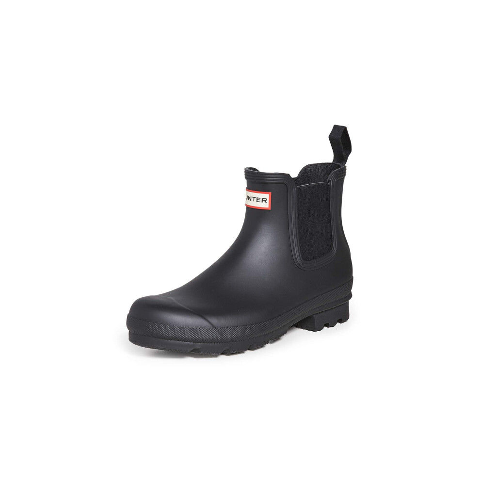 Hunter Men's Original Chelsea Rain Boot 9 Black