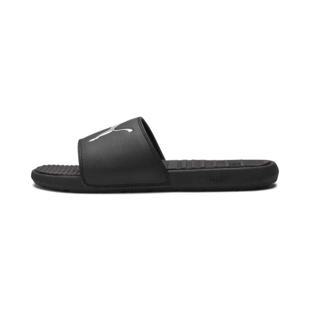 PUMA Men's COOL CAT SPORT Slide Sandals  Puma Black-Puma Silver  11