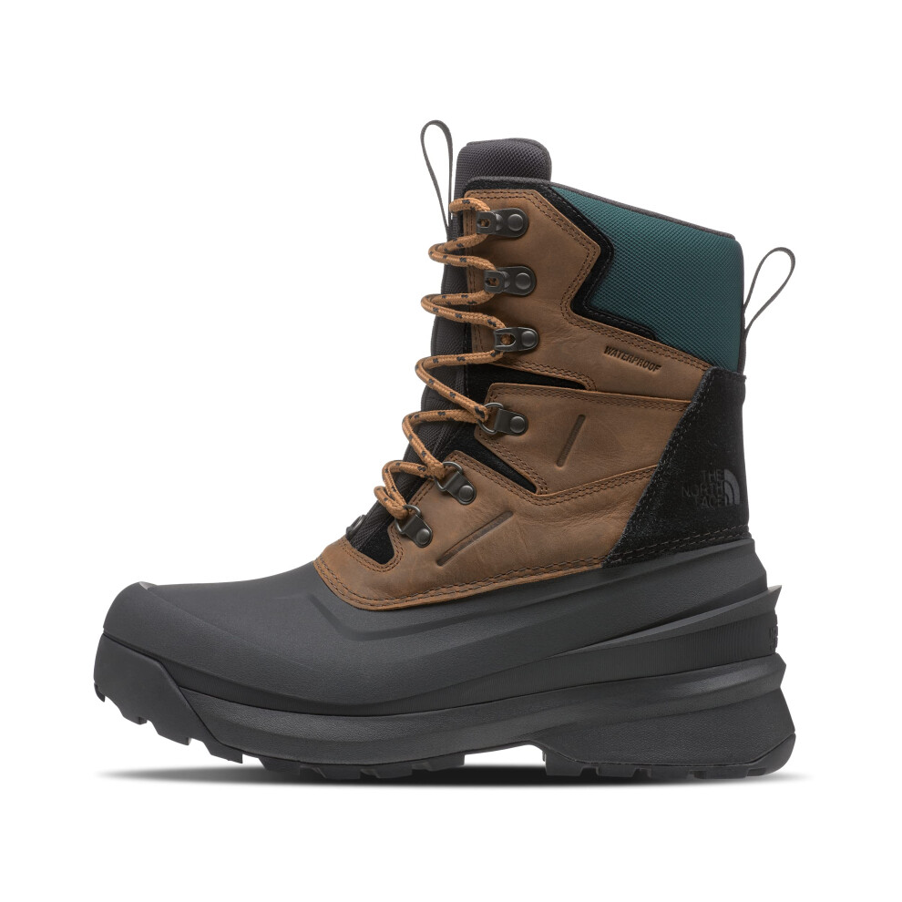 The North Face Men's Chilkat V 400 Waterproof Snow Boot | 400G Of Premium Insulation, Toasted Brown/Tnf Black, 10.5
