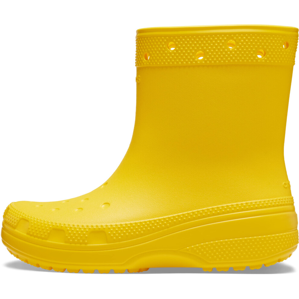 Crocs Unisex Classic Rain Boots  Sunflower  Numeric_2 US Men