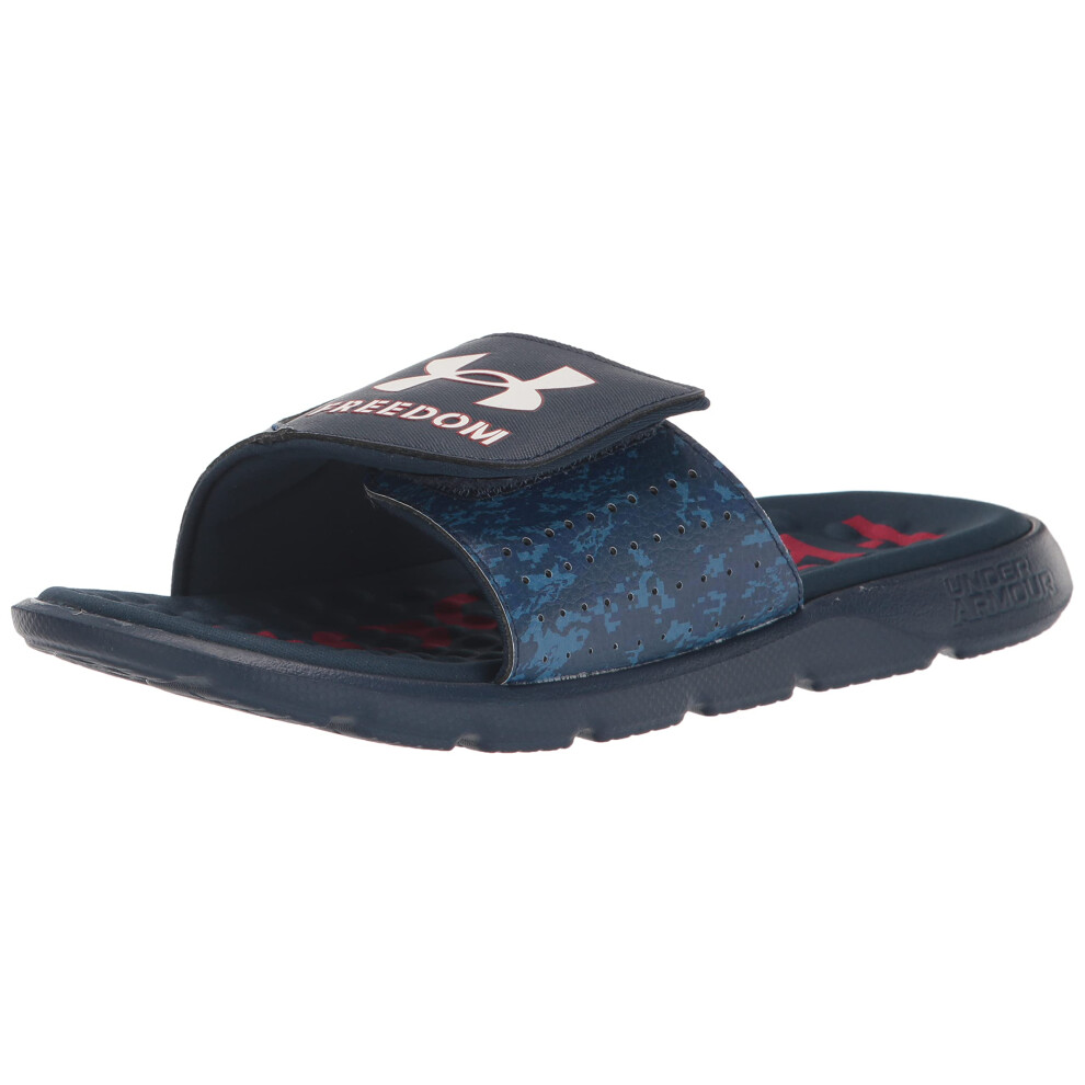 Under Armour Men's Ignite Pro Freedom Slide Sandal  (400) Academy/Acad