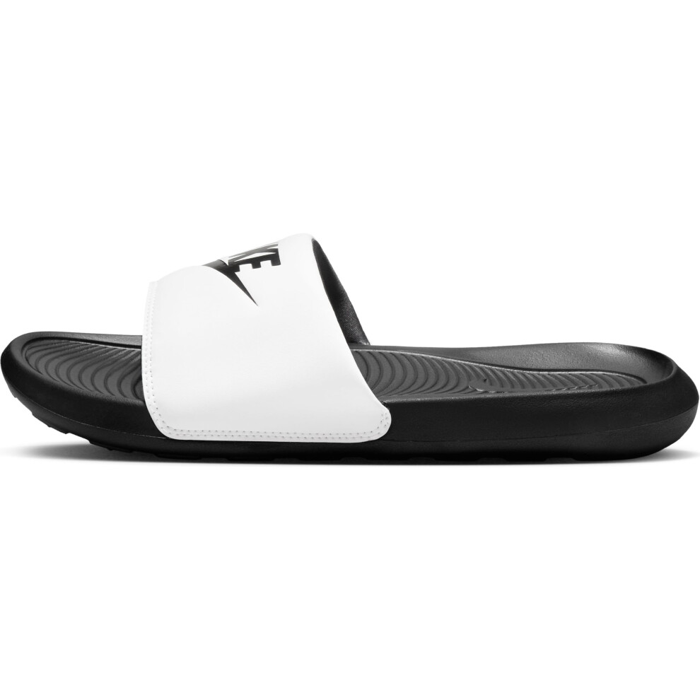 Nike Men's Victori One Slide  Black/White-Black  Size 8