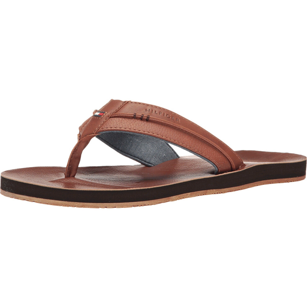 Tommy Hilfiger Men's Davidson Sandal  Cognac 238  8M