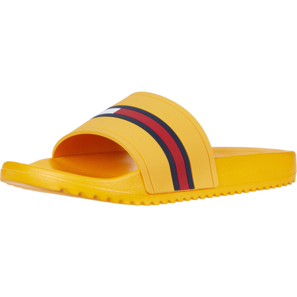 Tommy Hilfiger Men's Redder Slide  Yellow Multi 798  10M