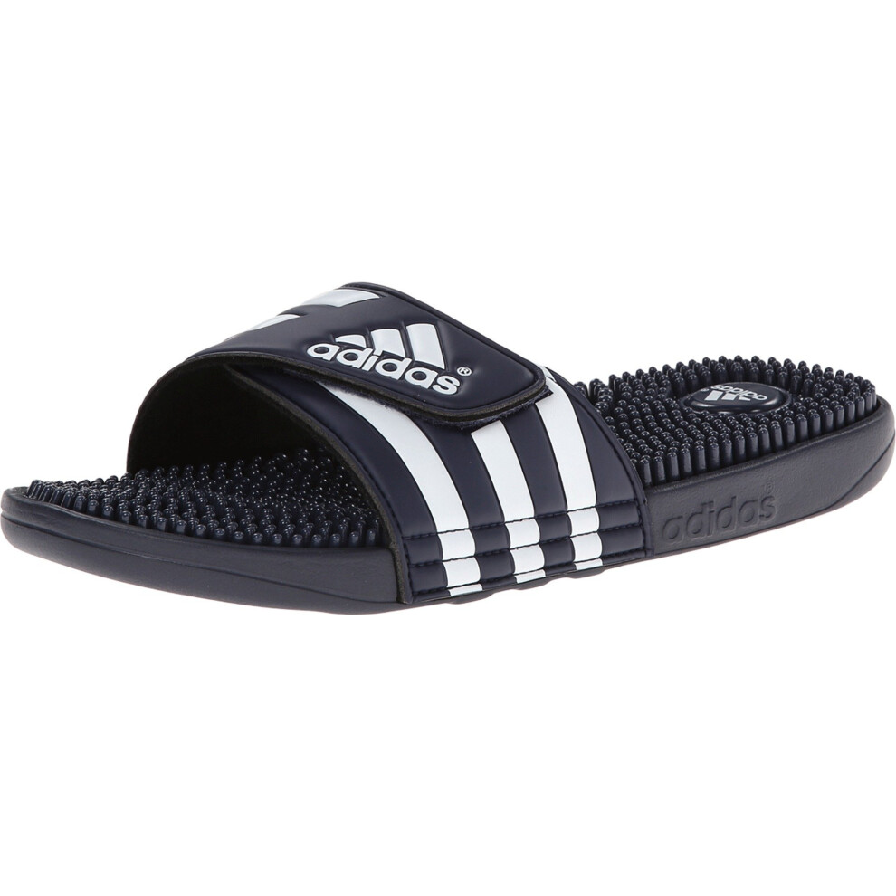 adidas Men's Adissage Slides Sandal  New Navy/New Navy/Running White