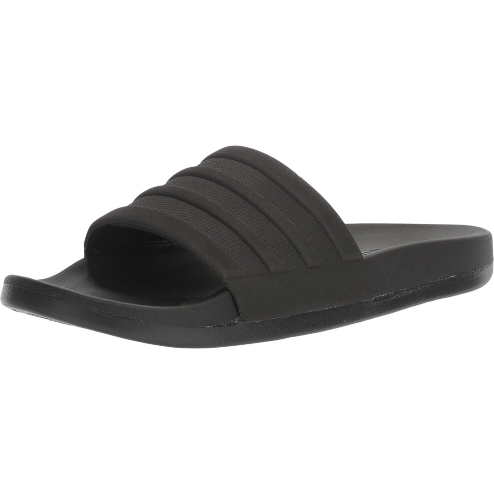 adidas Men's Adilette Comfort Slides Sandals  Core Black  9