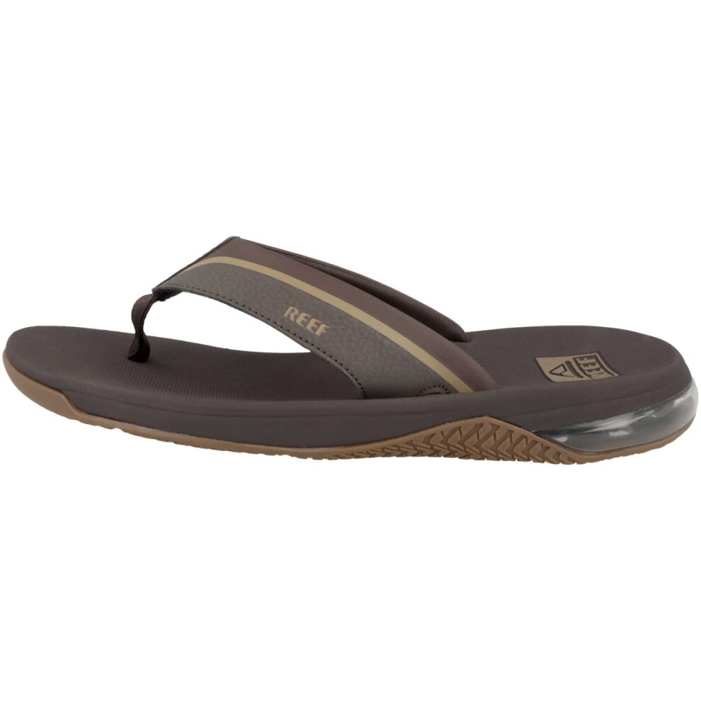 Reef mens Reef Anchor Flip Flop  Brown/Gum  11 US