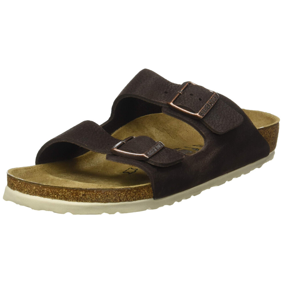 Birkenstock Sandales Arizona Cuir Nubuck Steer Soft Brown  Mens Sandal