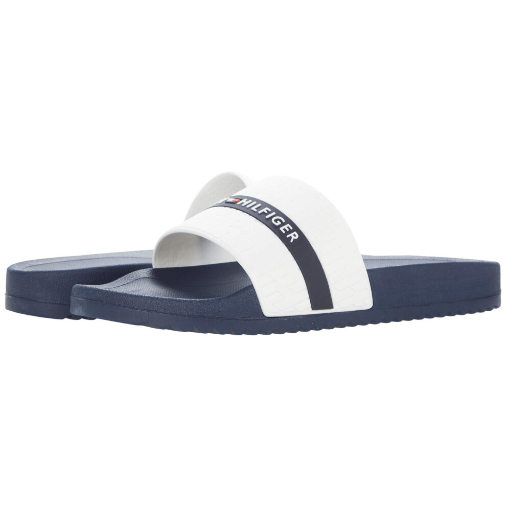 Tommy Hilfiger Men's Reid Pool Slide  White 164  12