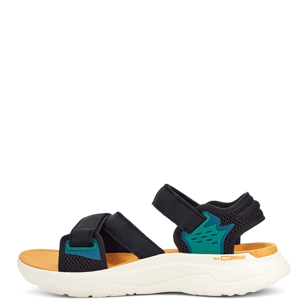 Teva Men's Zymic Sandal  Black/Sunflower  11