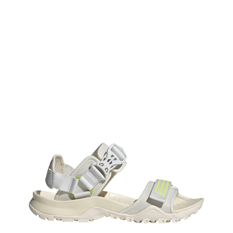 adidas Unisex Terrex Cyprex Ultra DLX Sandals  Wonder White/Pulse Lime