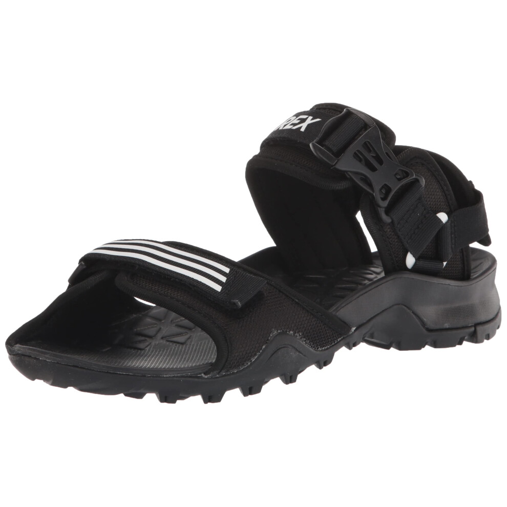 adidas Unisex Terrex Cyprex Ultra DLX Sandals  Black/White/Black  12 U